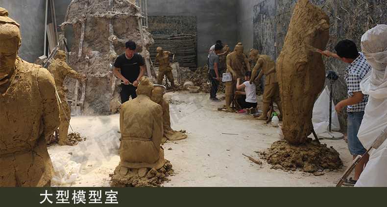 銅雕塑模型室，銅雕塑模型