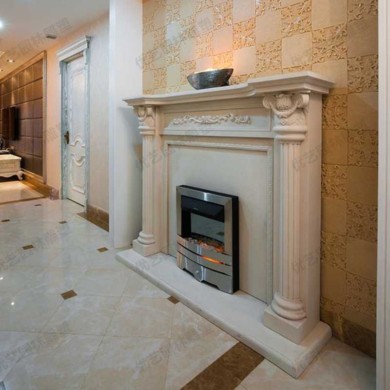 大理石壁爐，歐式壁爐