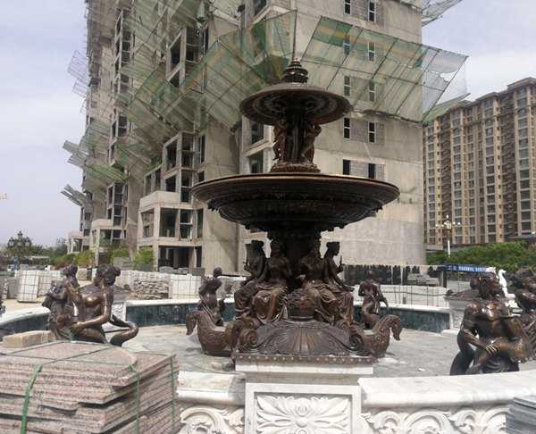 景觀雕塑定制，大型銅雕塑工廠