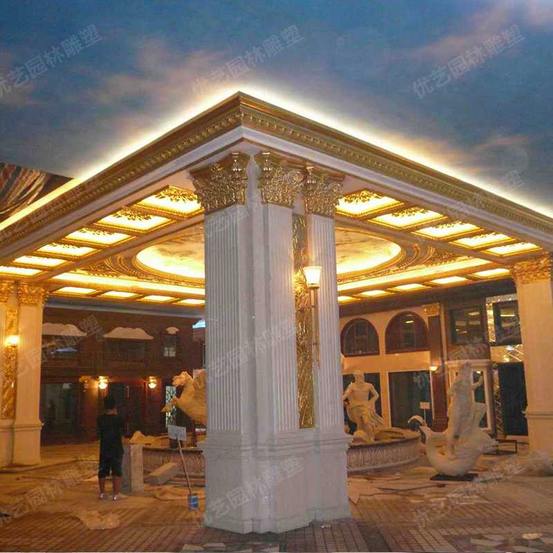 羅馬柱，室內(nèi)羅馬柱