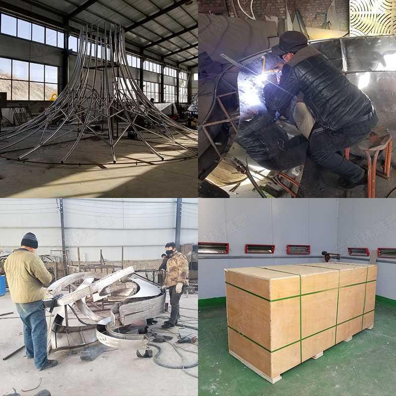 不銹鋼雕塑廠家，景觀雕塑定制